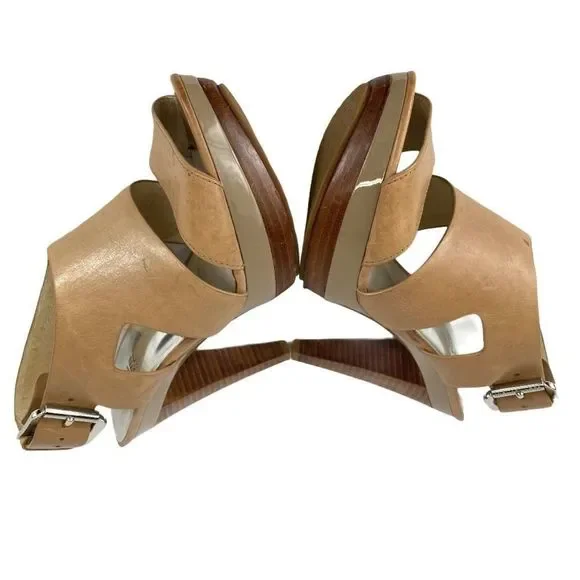 Michael Kors Carla platform sandal nude - 7.5 - Picture 7 of 16